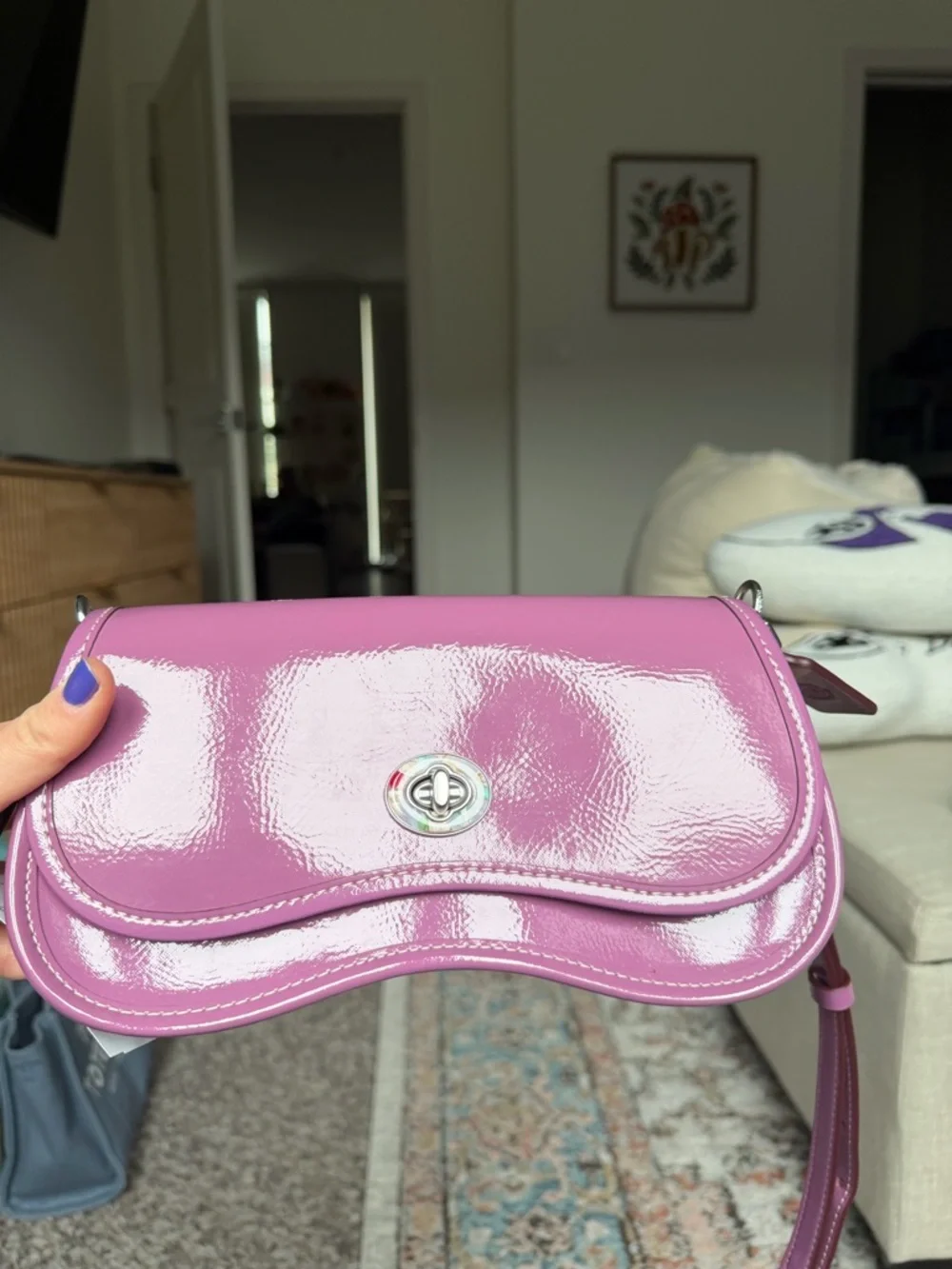 Coachtopia/Coach Wavy Dinky - Lilac Berry - Picture 5 of 11